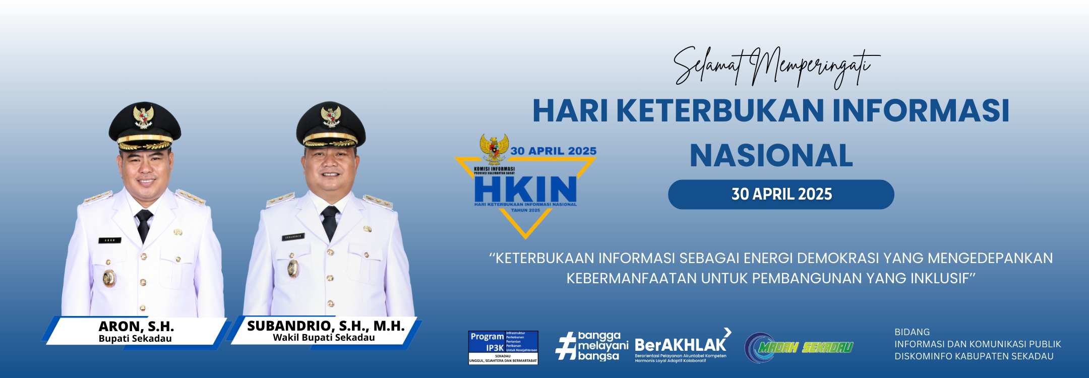 Selamat memperingati Hari Keterbukaan Informasi Nasional